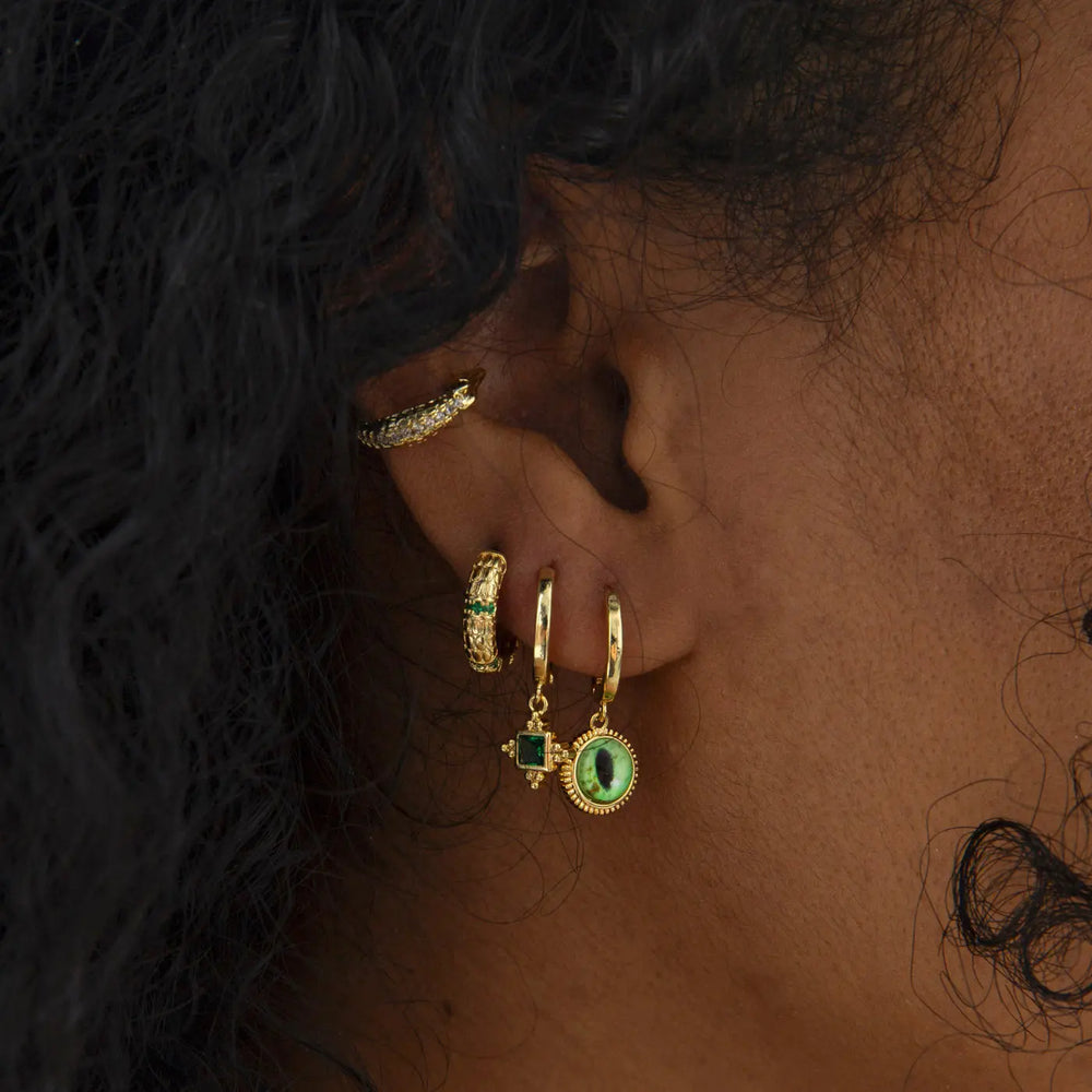 Kiia - Animal Eye Hoop Earrings