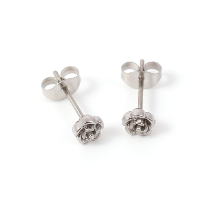 Nixie - Flower Mini Stud Earrings Stainless Steel