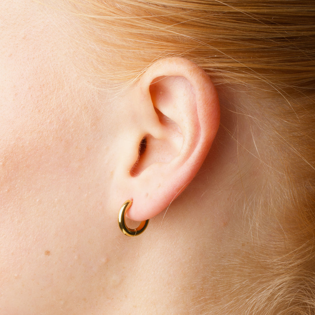 Hollie - Hoop Earrings 13mm Stainless Steel