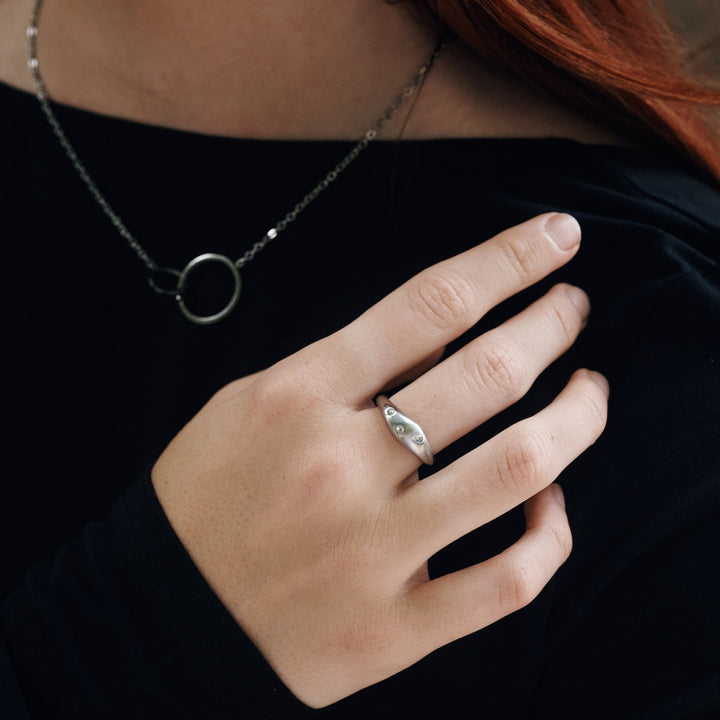 Triana - Circle Necklace Stainless Steel