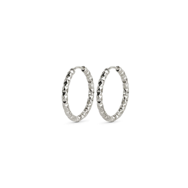 Kahla - Structure Hoop Earrings Stainless Steel