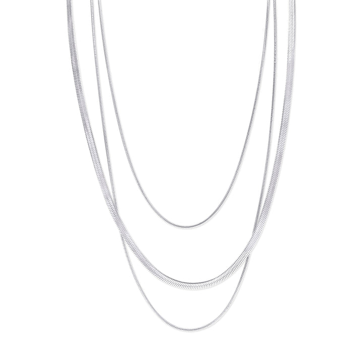 Matilde - Triple Chain Necklace Stainless Steel