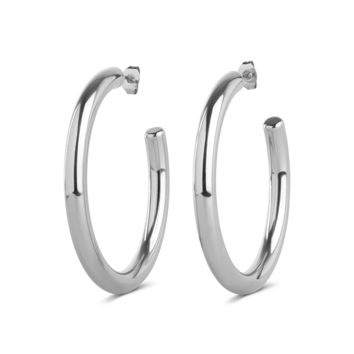Stine - Hoop Studs Øredobber Rustfritt Stål
