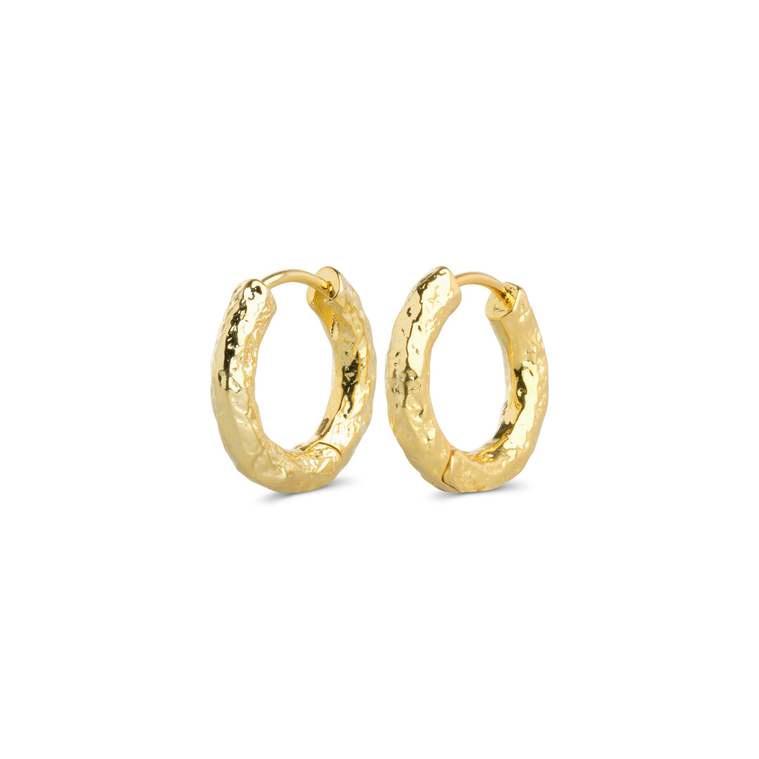 Hildur - Organic Hoop Earrings Stainless Steel