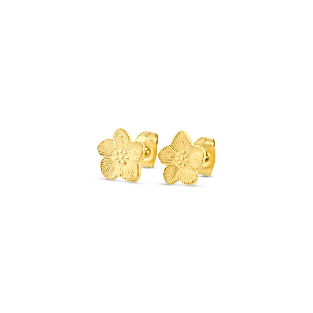 Sadia - Flower Stud Earrings Stainless Steel