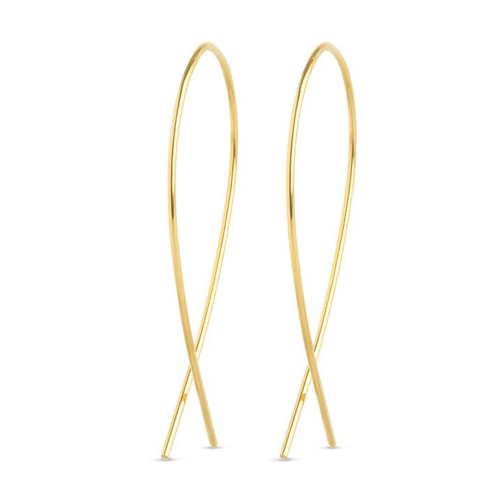 Zephyr - Wire Loop Earrings Stainless Steel