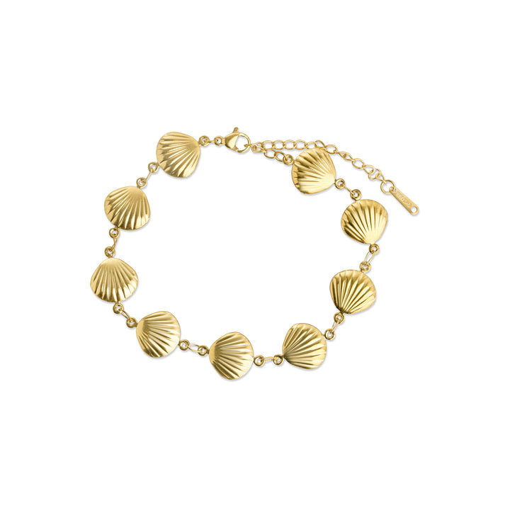 Estrid - Shell-armbånd i rustfrit stål | Timi of Sweden