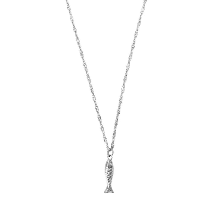 Erna - Collar de Pescado de Acero Inoxidable