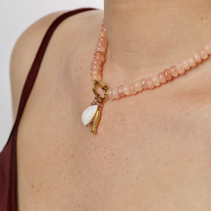 My - Ocean Bead Necklace Stainless Steel