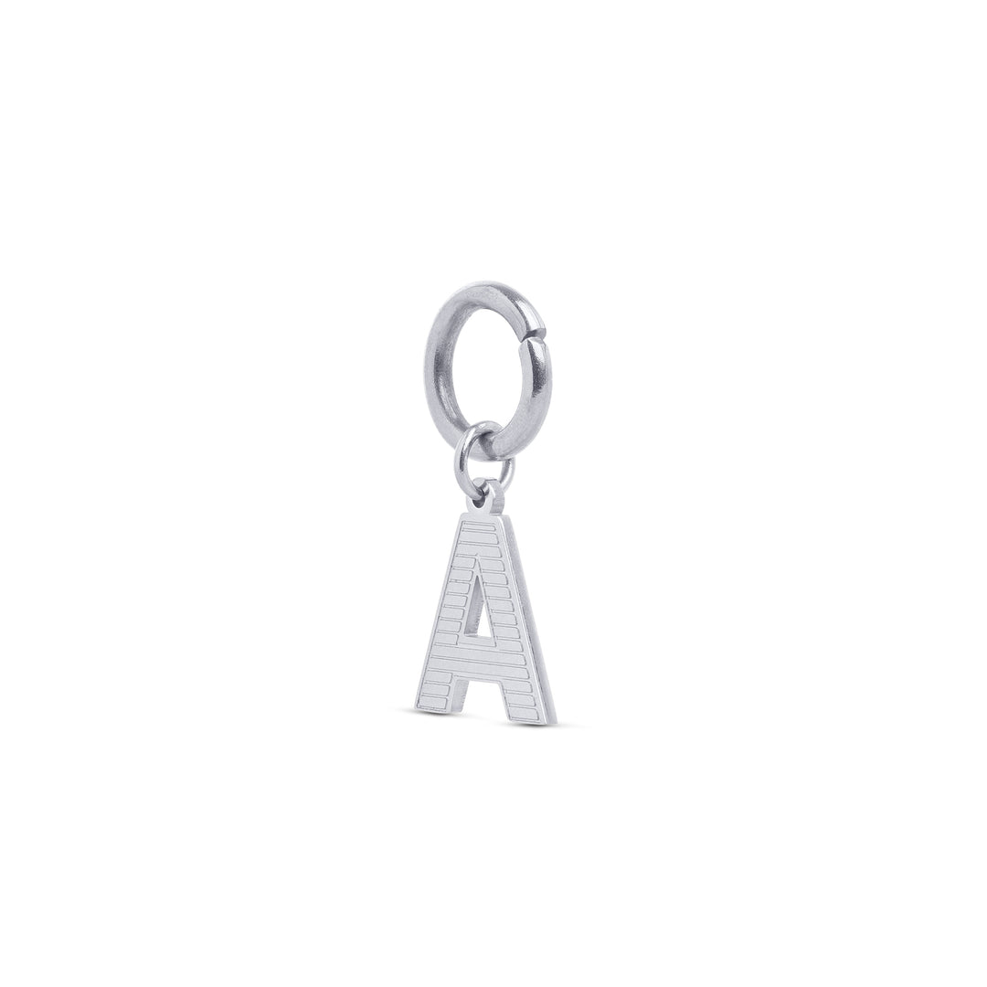 Sanya - Initial Charm Silber Edelstahl