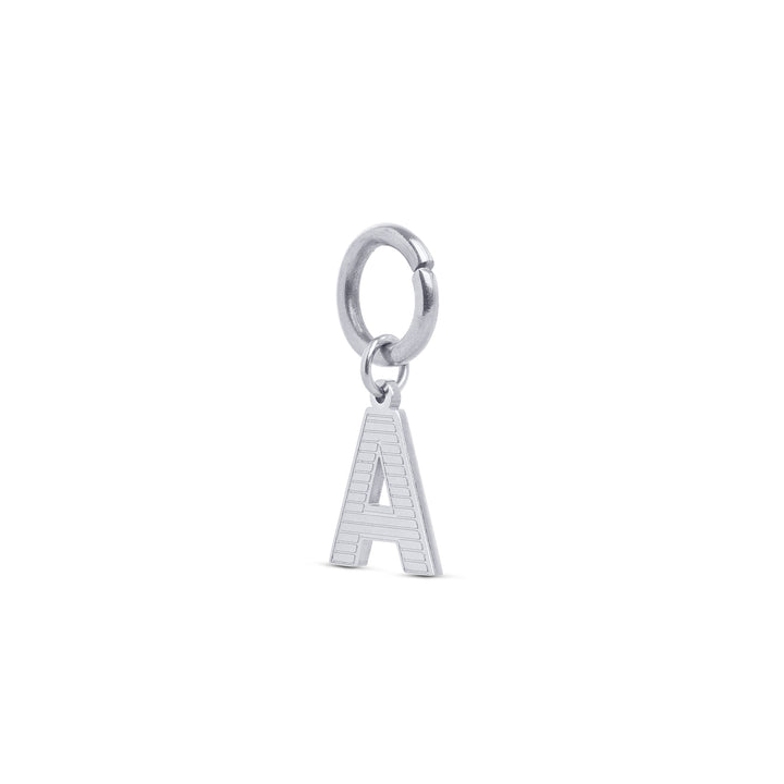 Sanya - Initial Charm Silber Edelstahl