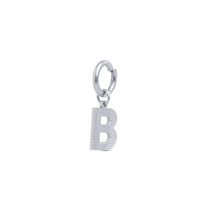 Sanya - Initial Charm Silber Edelstahl