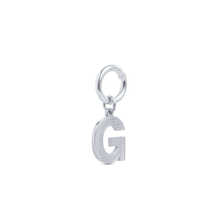 Sanya - Initial Charm Silber Edelstahl