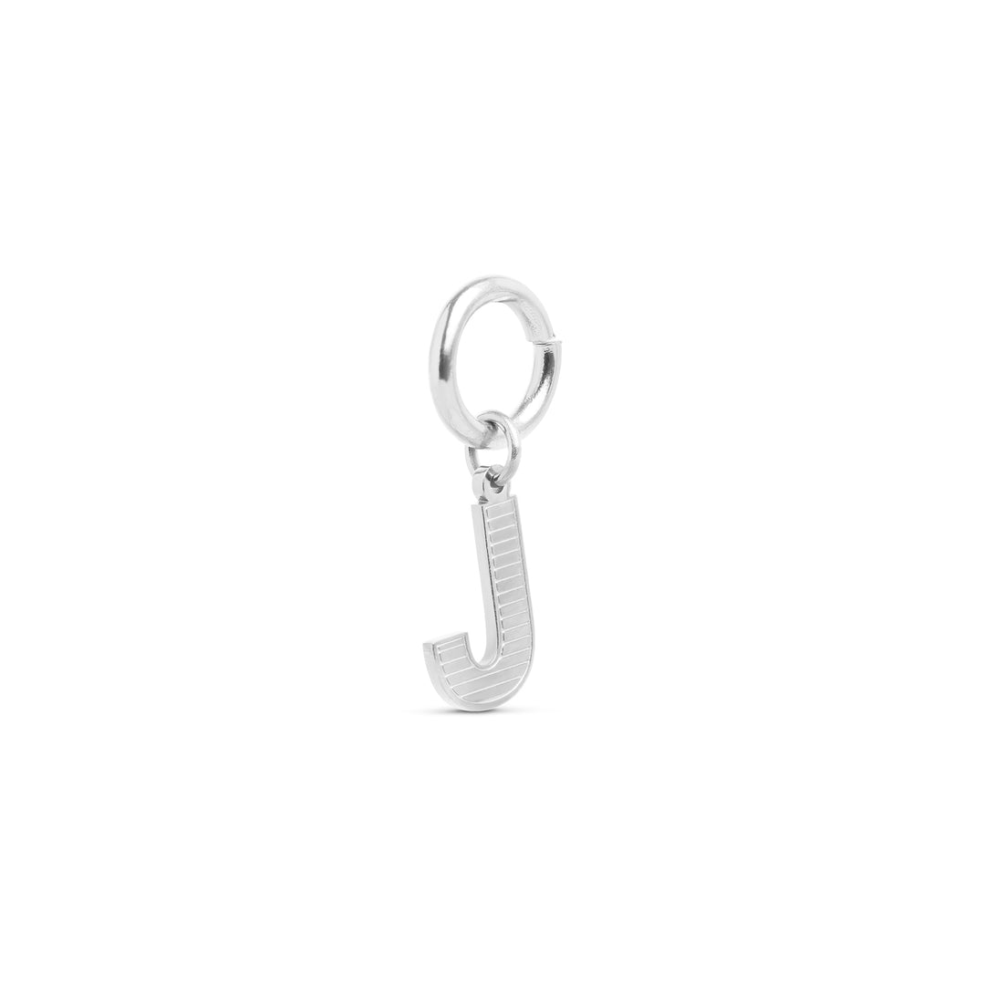 Sanya - Initial Charm Silber Edelstahl