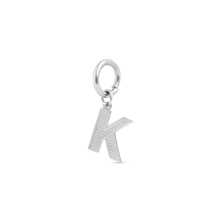Sanya - Initial Charm Silber Edelstahl