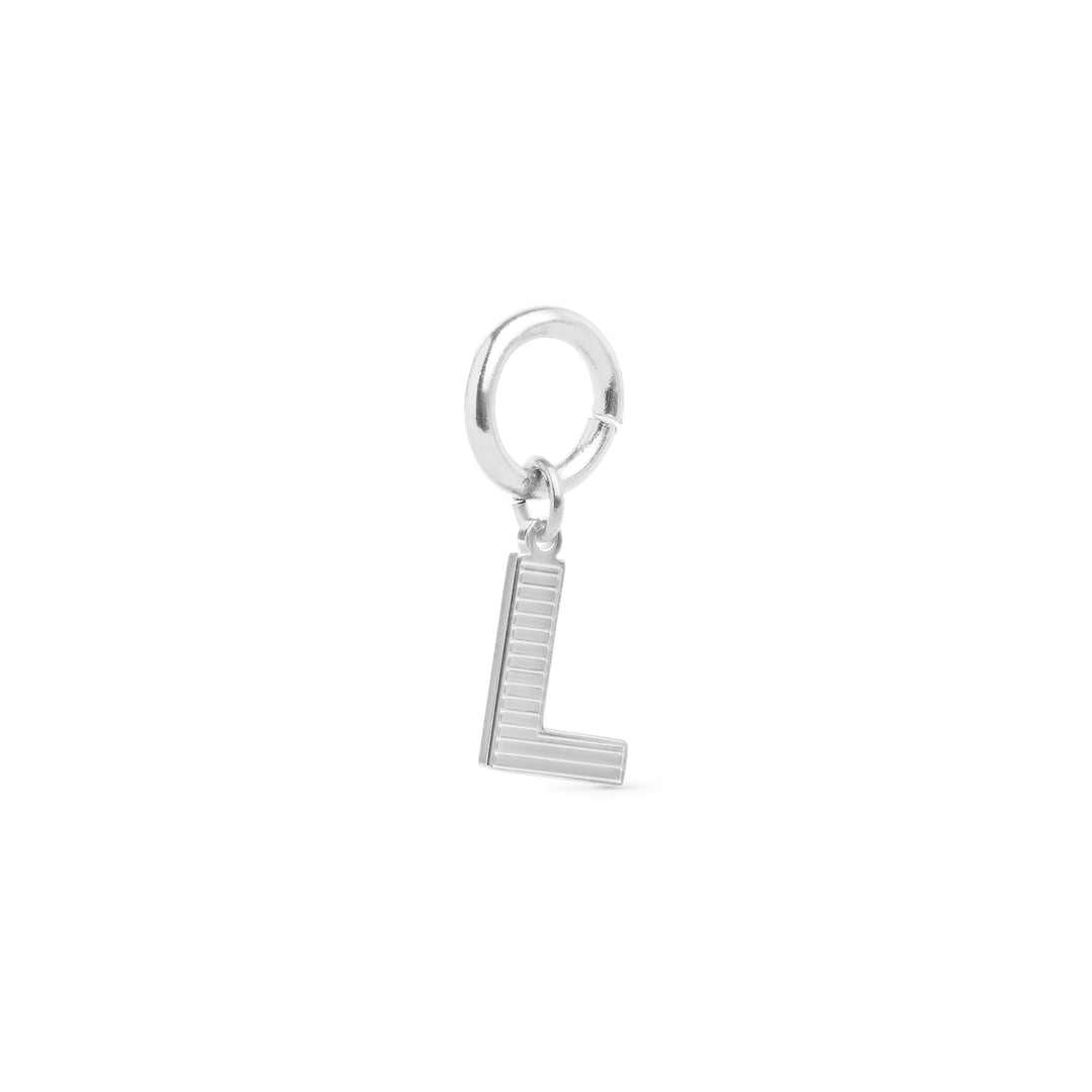 Sanya - Initial Charm Silber Edelstahl