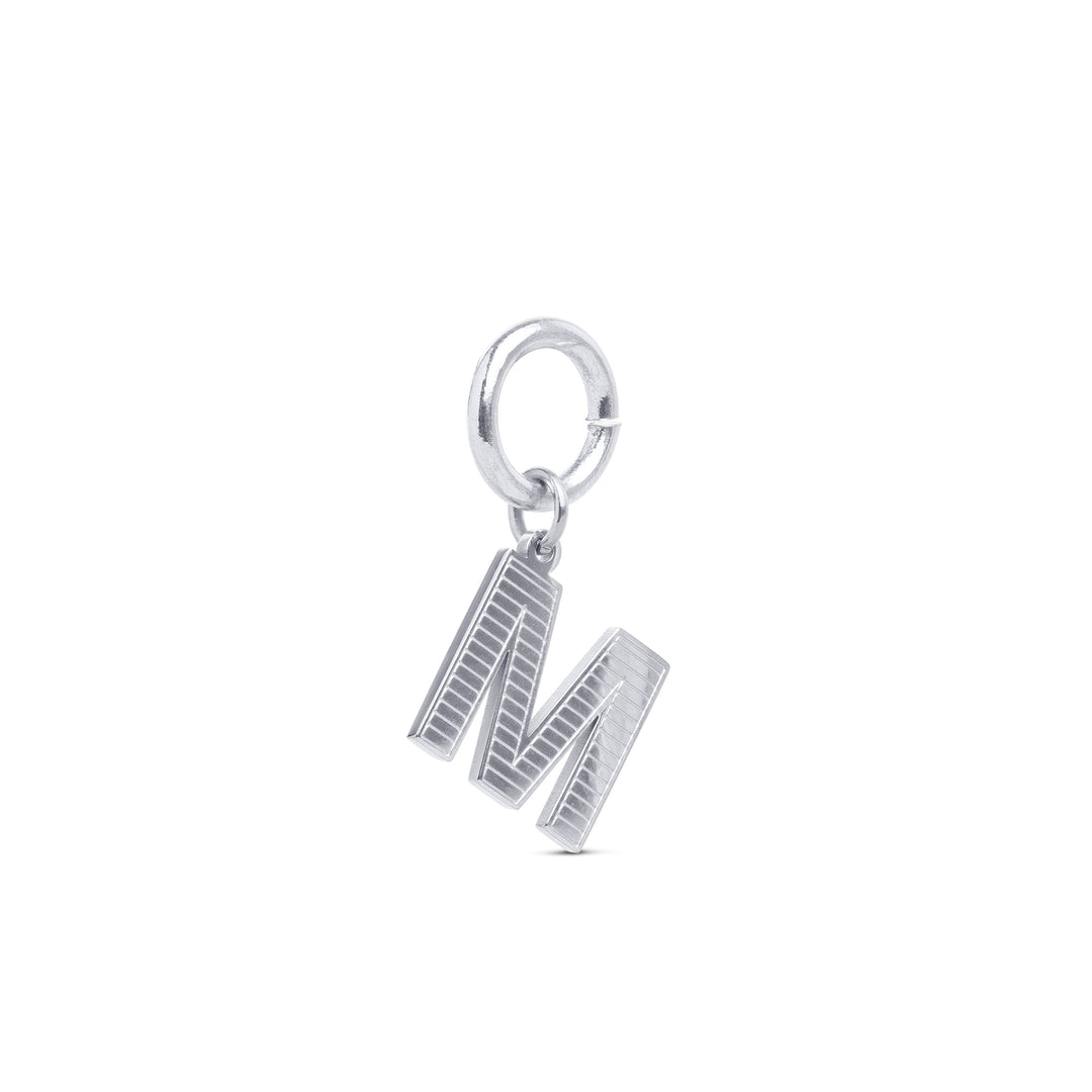 Sanya - Initial Charm Silber Edelstahl