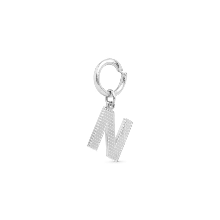 Sanya - Initial Charm Silber Edelstahl