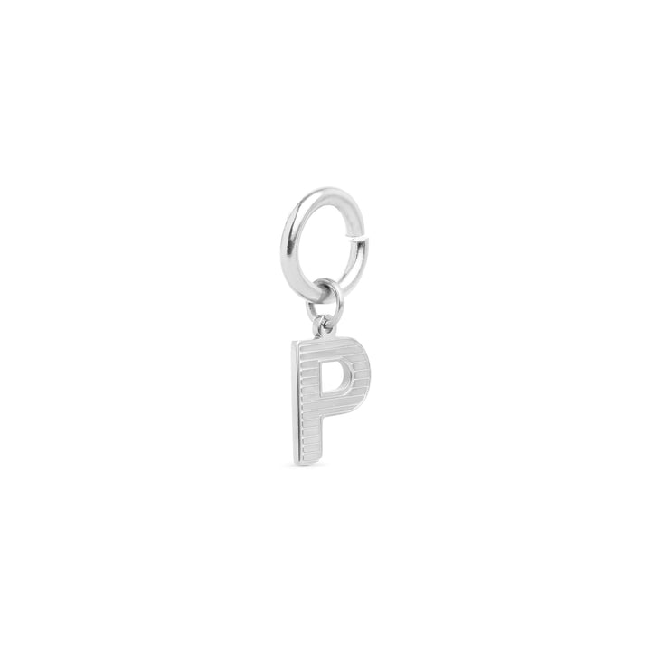 Sanya - Initial Charm Silber Edelstahl