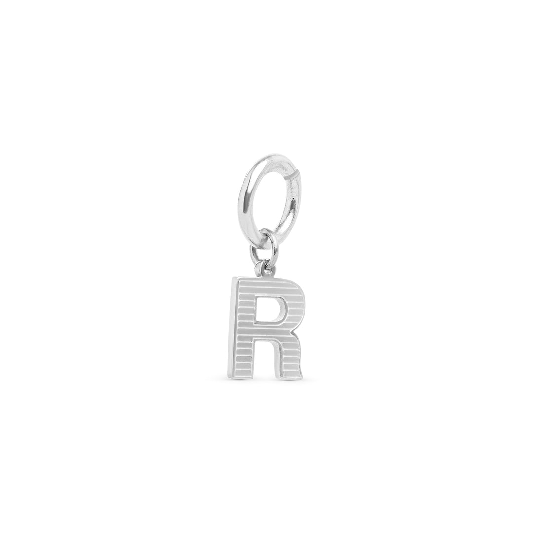 Sanya - Initial Charm Silber Edelstahl
