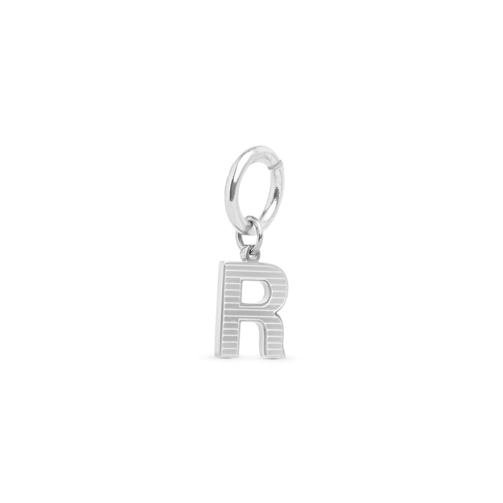 Sanya - Initial Charm Silber Edelstahl