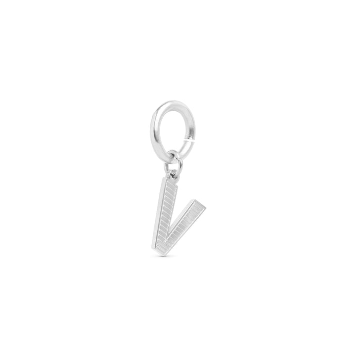 Sanya - Initial Charm Silber Edelstahl