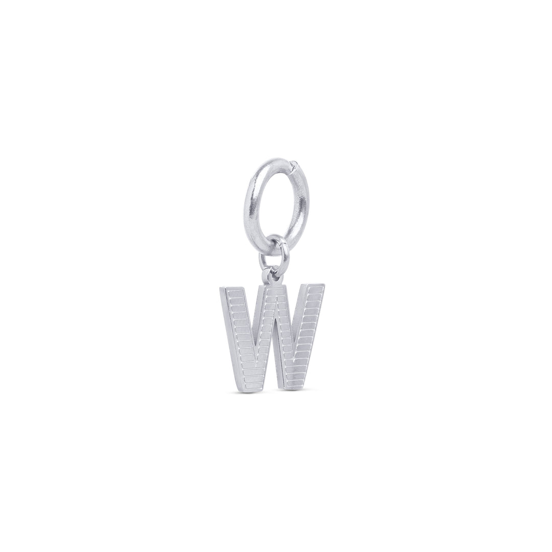 Sanya - Initial Charm Silber Edelstahl