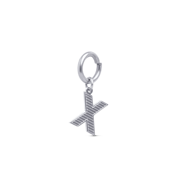 Sanya - Initial Charm Silber Edelstahl