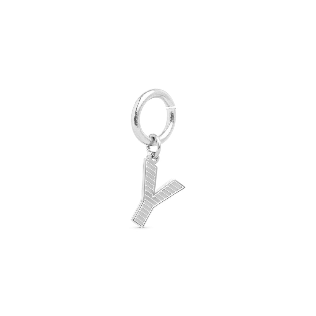 Sanya - Initial Charm Silber Edelstahl