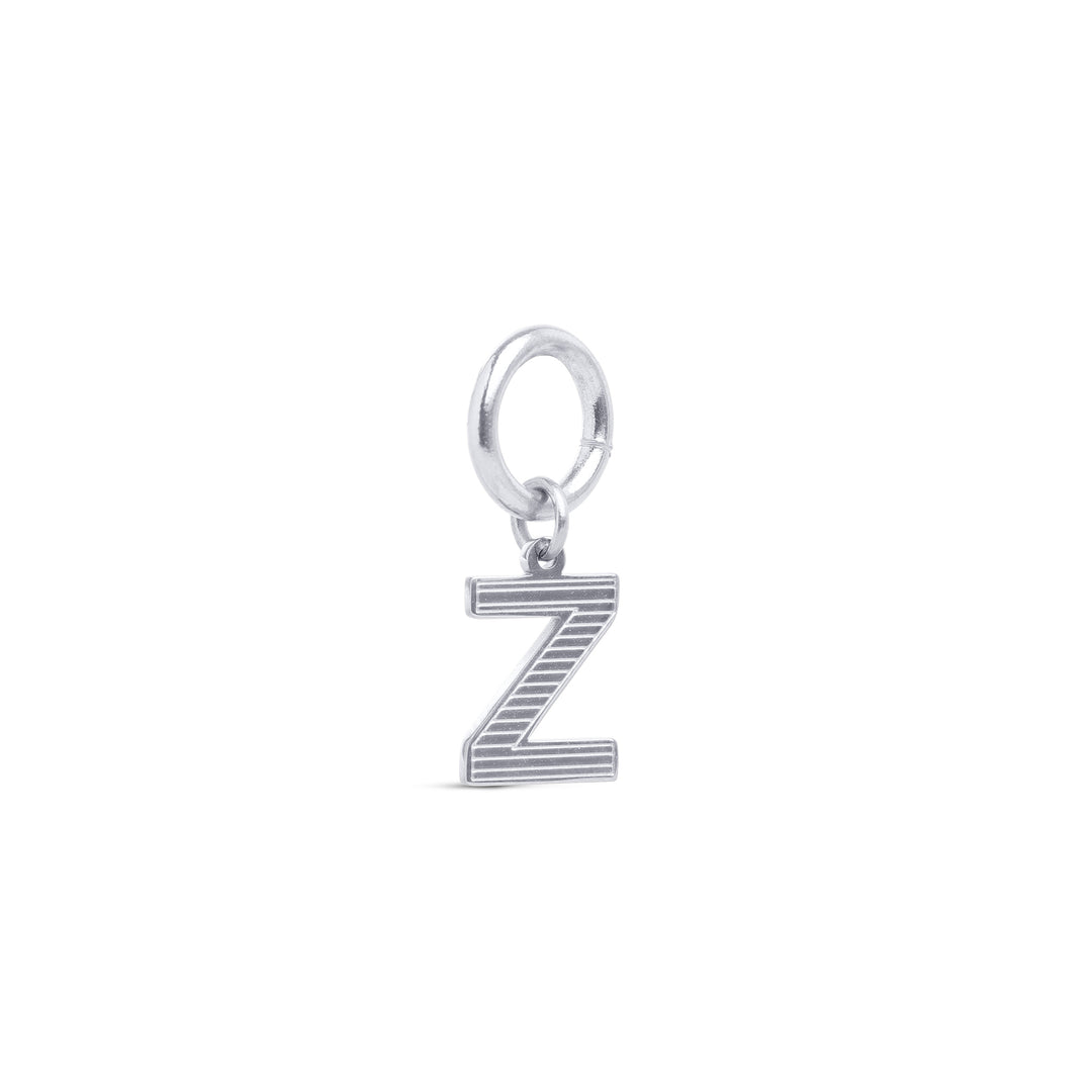 Sanya - Initial Charm Silber Edelstahl