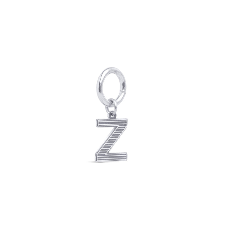 Sanya - Initial Charm Silber Edelstahl