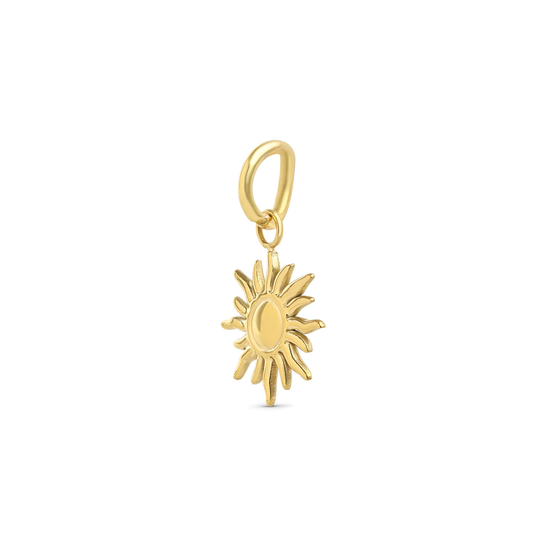 Sol - Sunburst Charm Stainless Steel