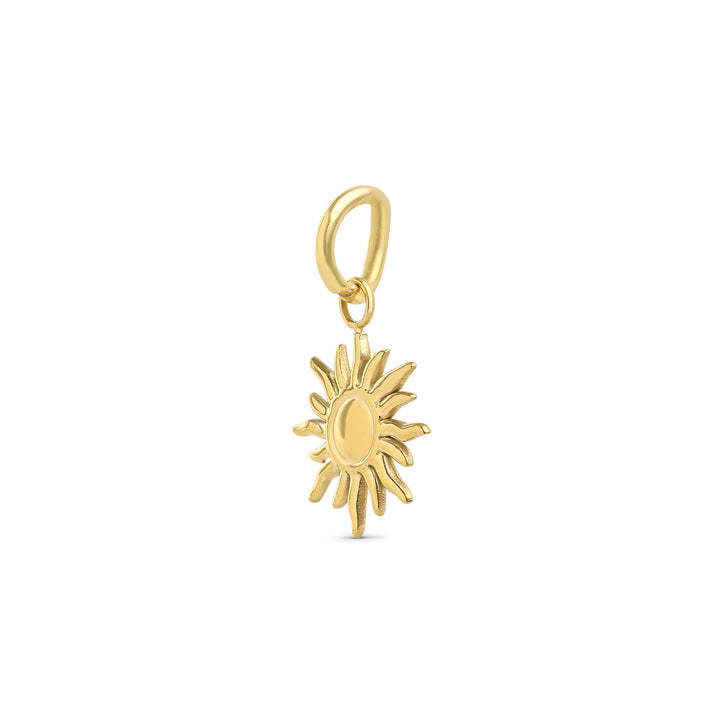 Sol - Sunburst Charm Stainless Steel
