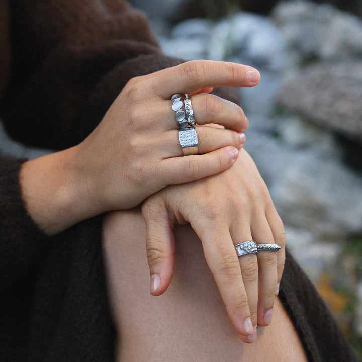 Iben – Statement Ring in Stainless Steel | Timi of Sweden