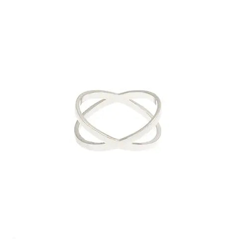 Cross Ring Silver