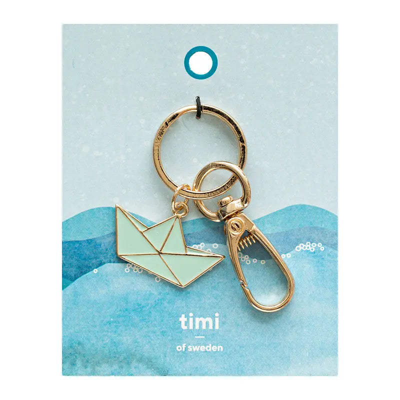 Paper Boat Keychain