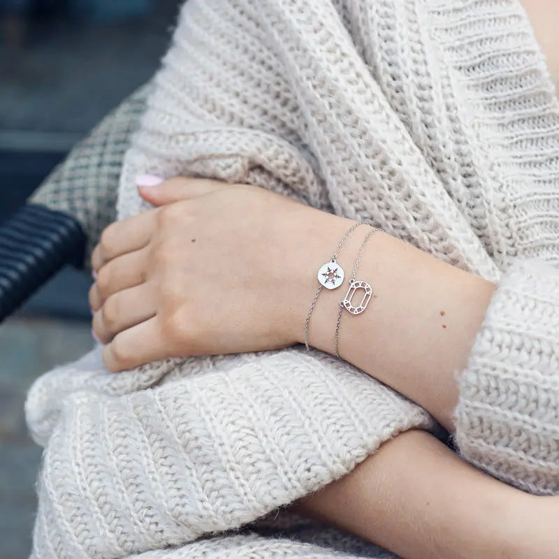 Emerald Cut Bracelet Silver