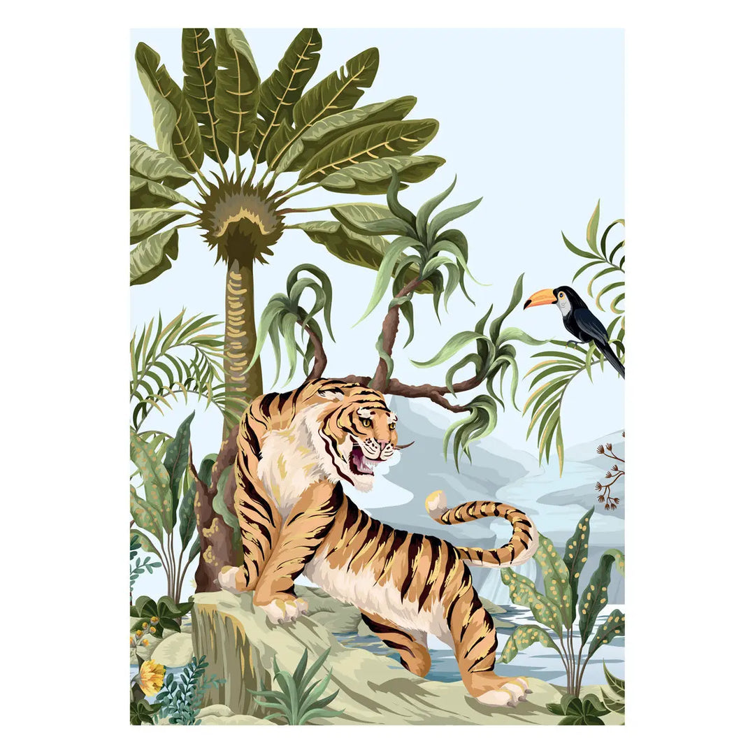 Tiger Postcard