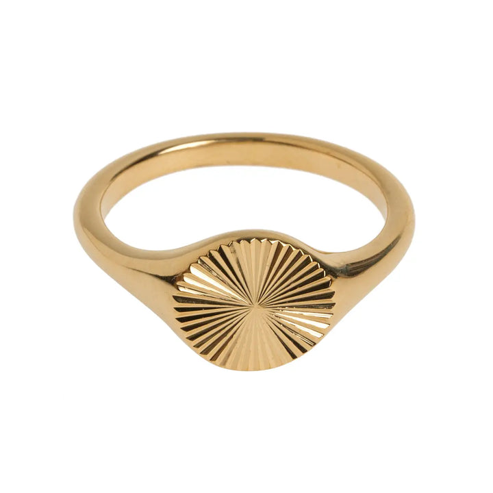 Sun Signet Ring | Stainless Steel