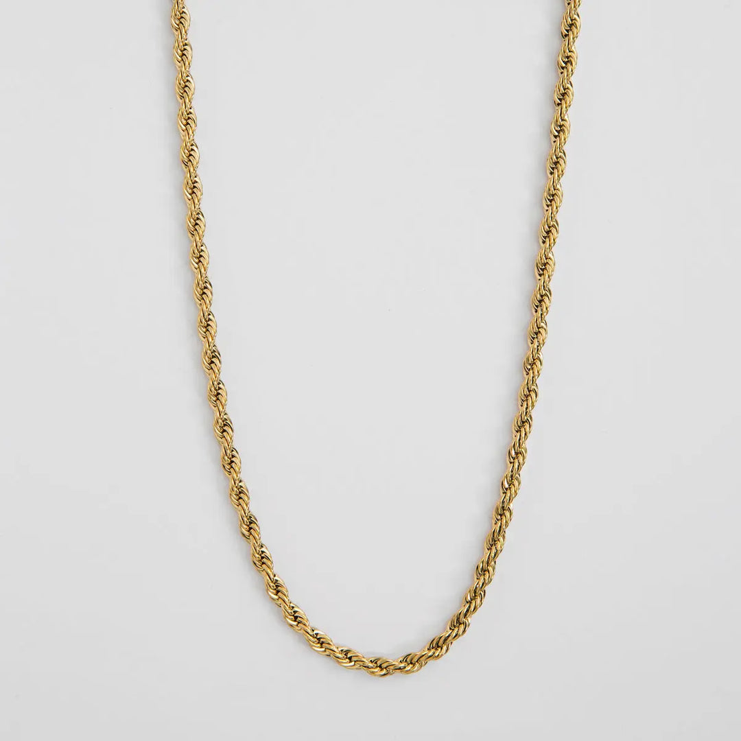 Thick Twisted Chain Necklace | Stainless Steel