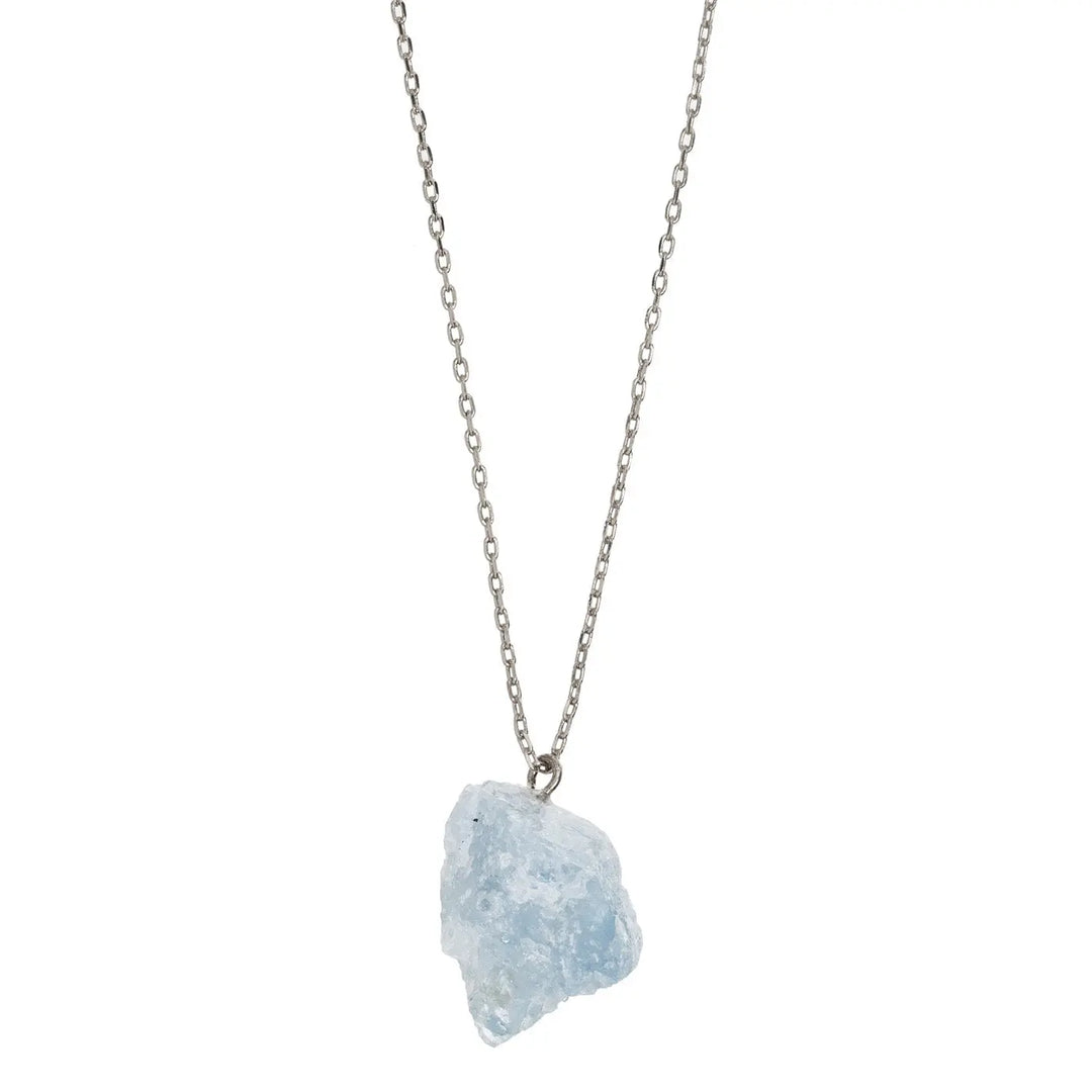 Precious stone Necklace, Silver