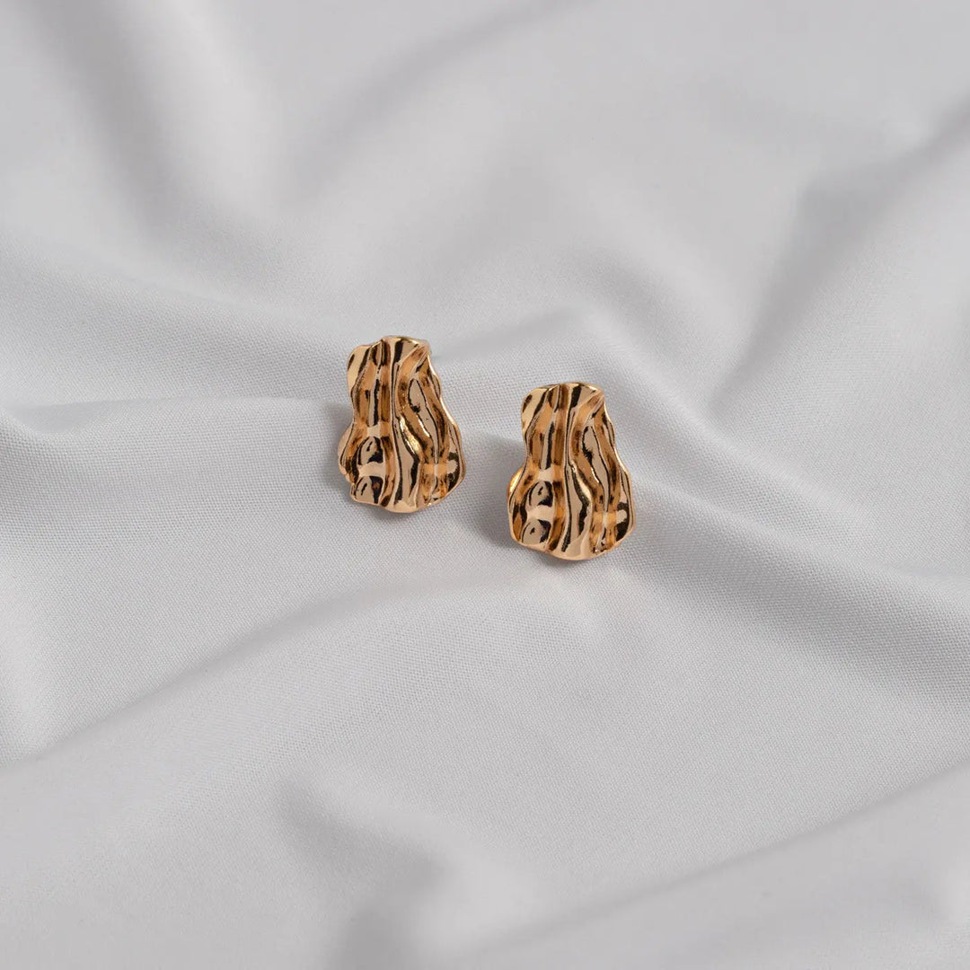 Elsie - Elegant Texture Stud Earrings