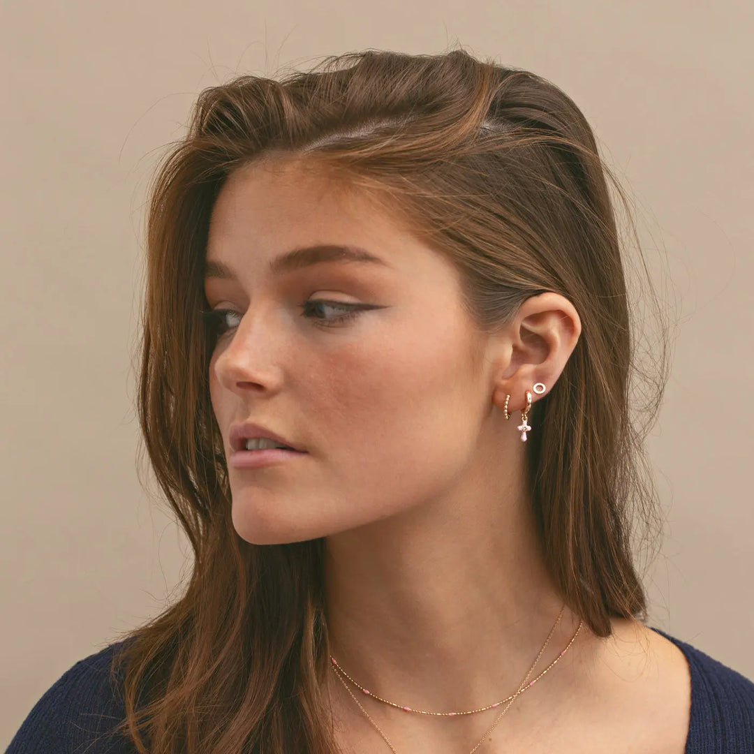 Emma - Small Circles Stud Earrings