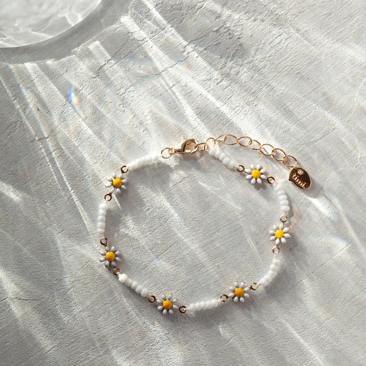 Astrid - Flower Daisy Enamel Bracelet