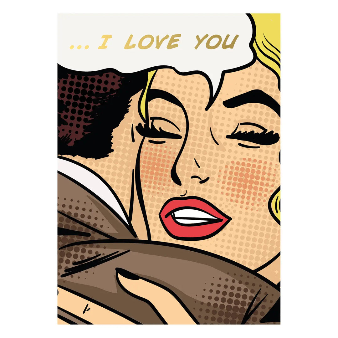 …I Love You Retro Postcard