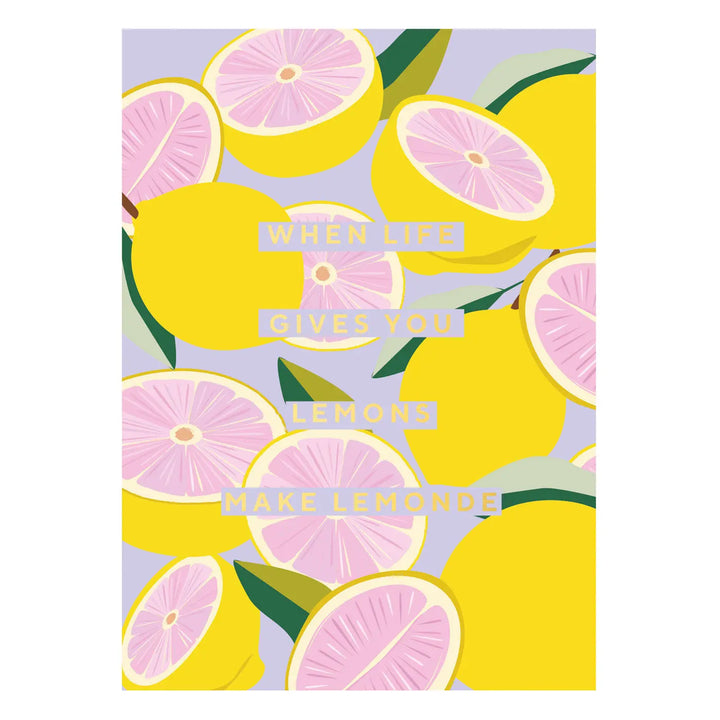 Make Lemonade Postcard