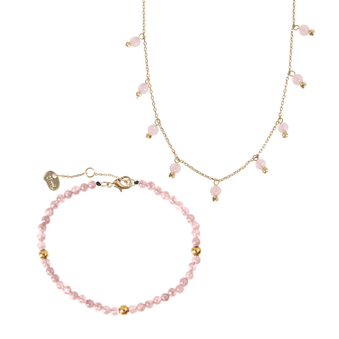 Semi Precious Set Bracelet and Necklace